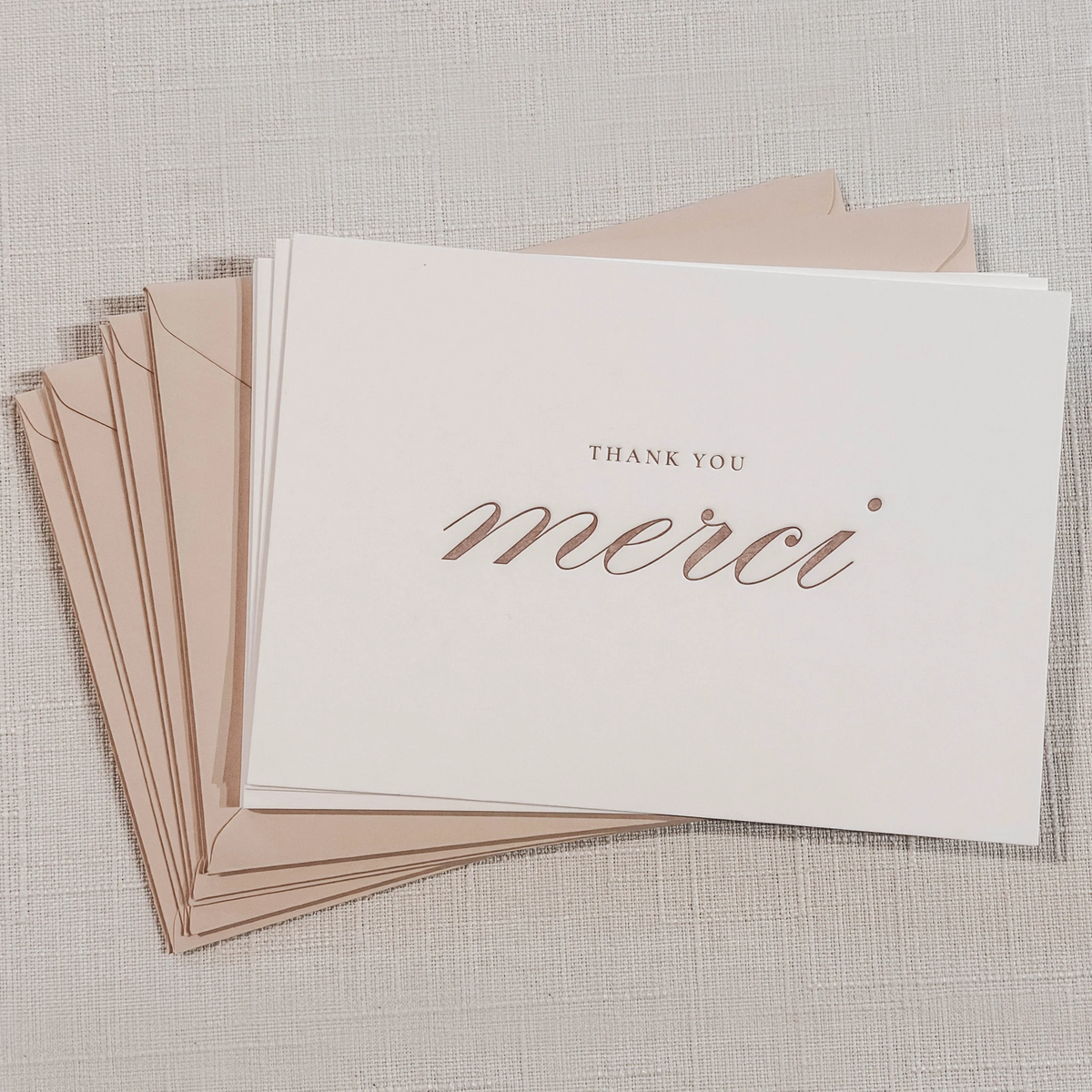 Notecard Set Merci