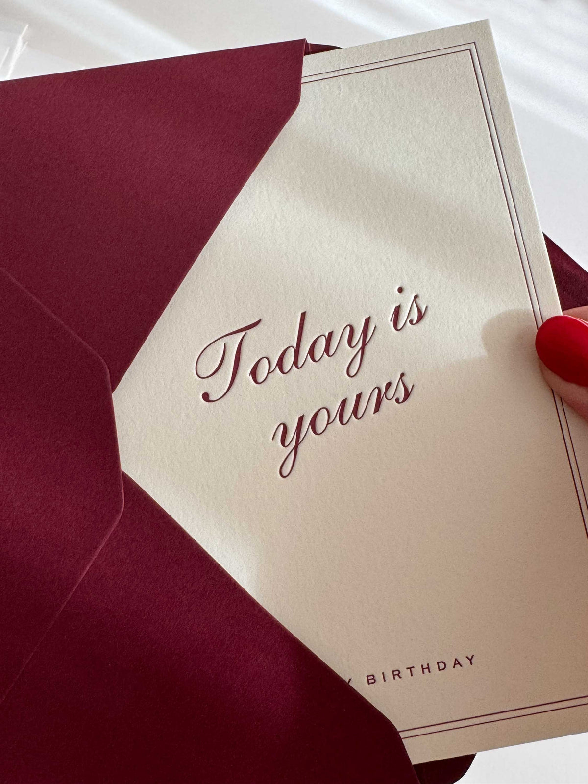 Happy Birthday Today Is Yours