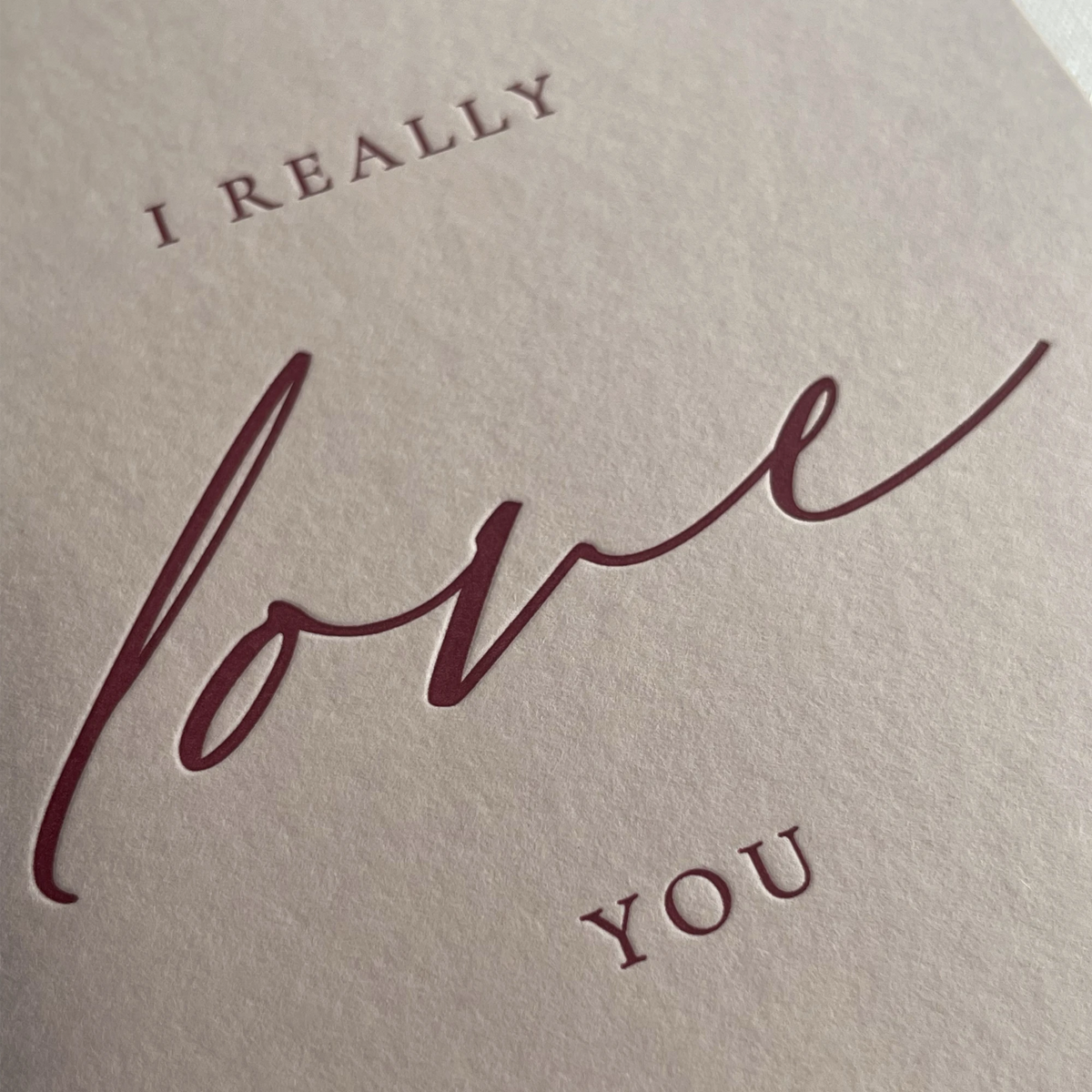 I Really Love You