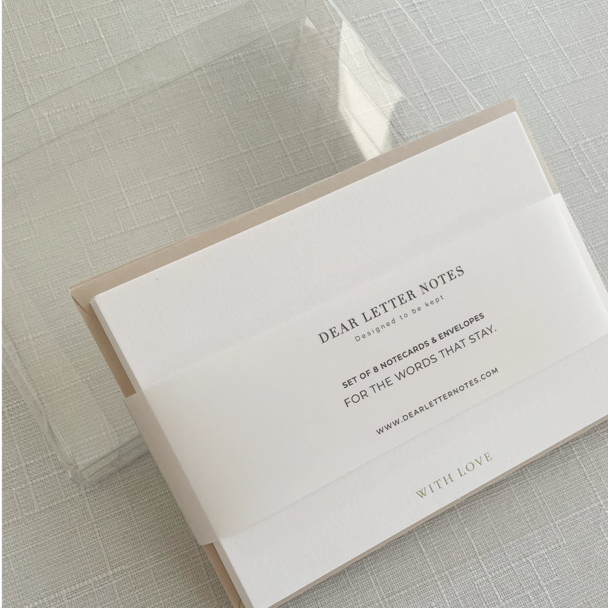 Notecard Set With Love