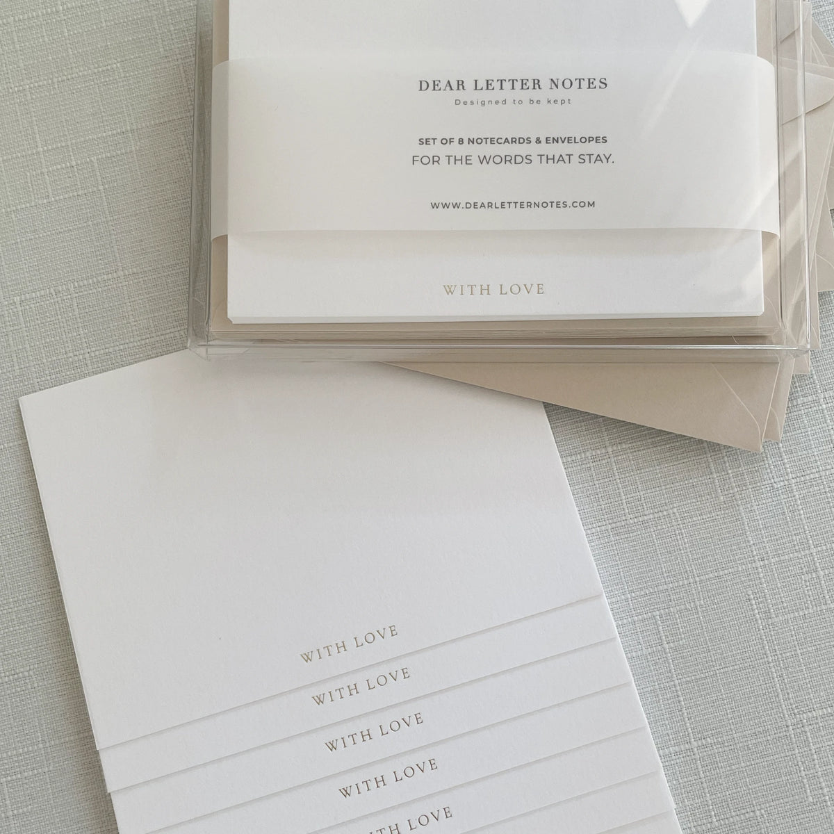 Notecard Set With Love