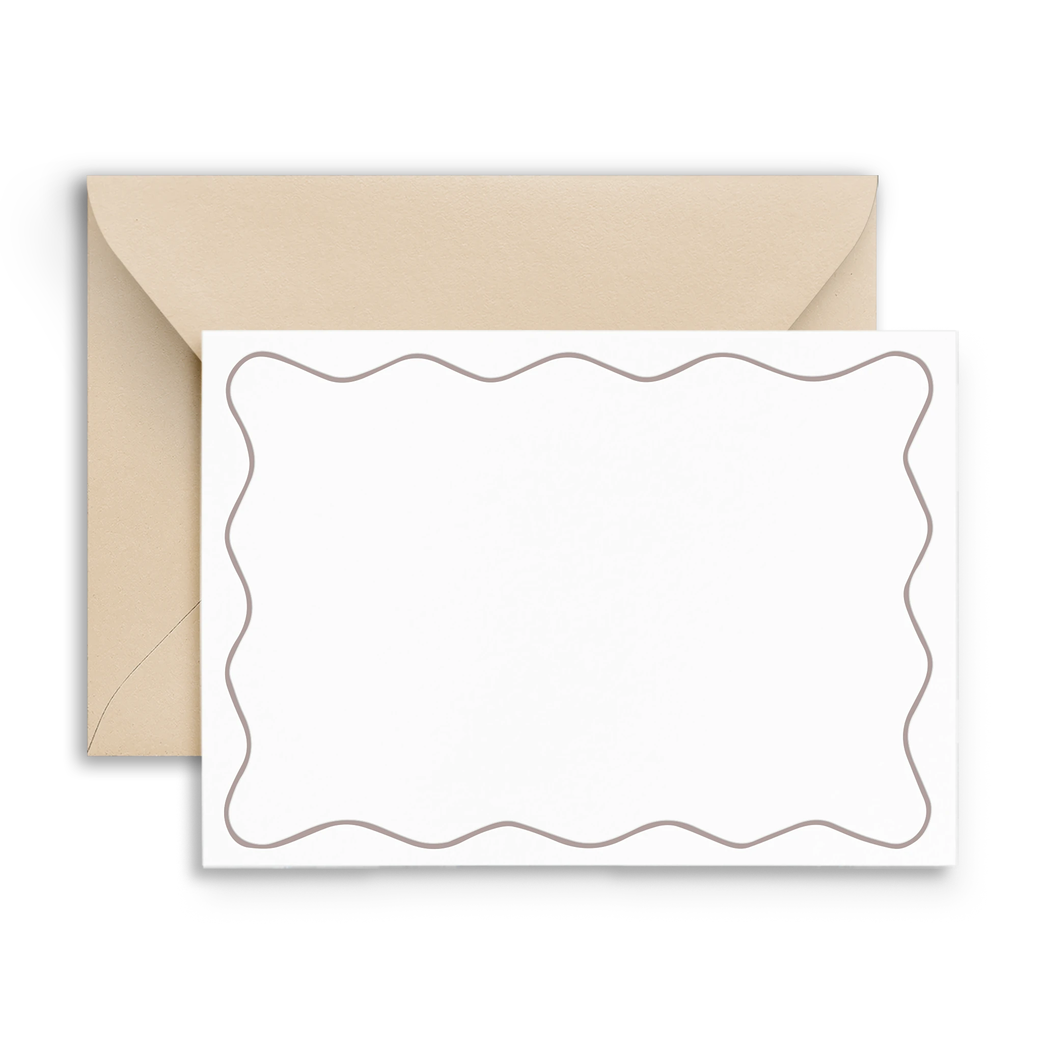 Notecard Set Wavy Frame