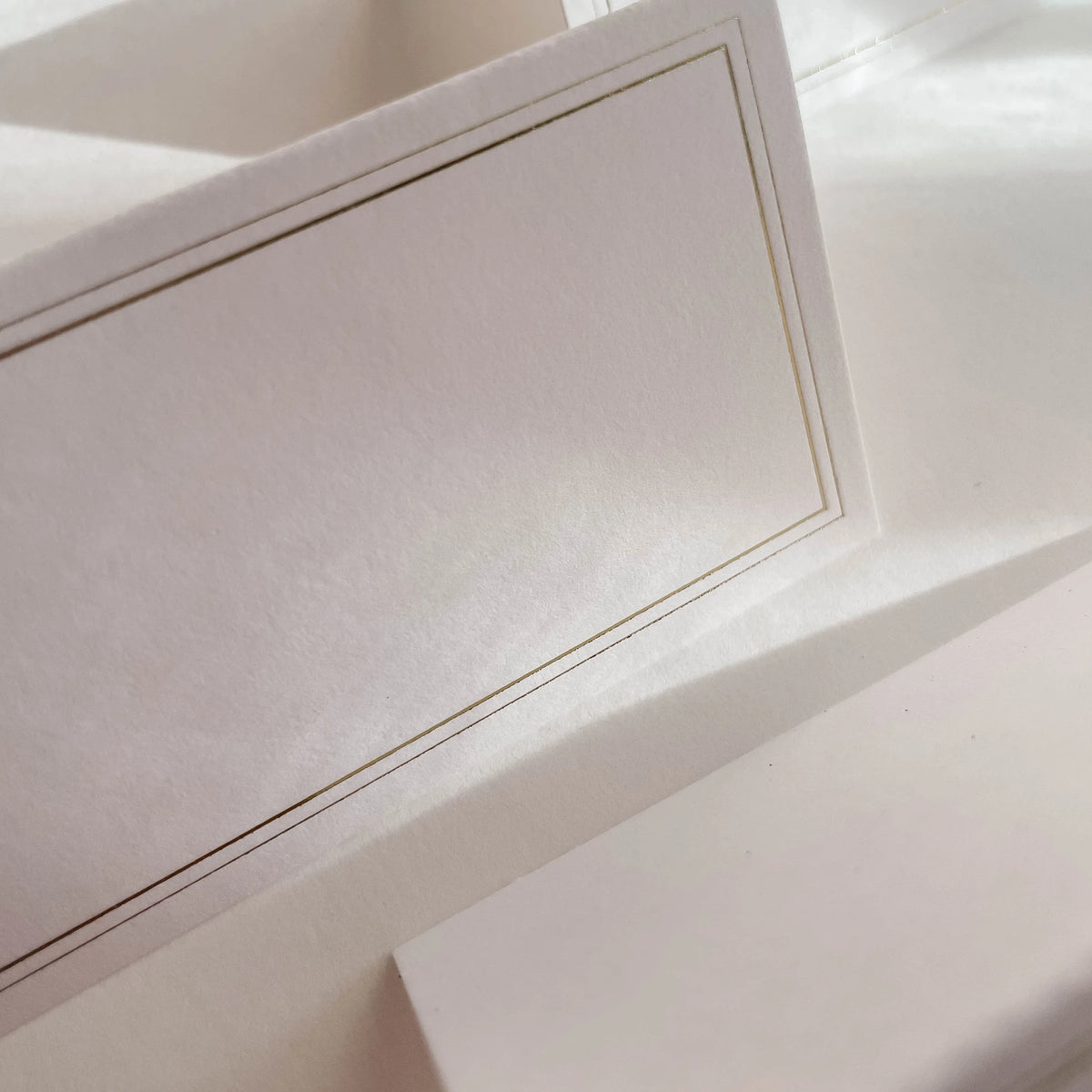 Place Card Set Double Frame