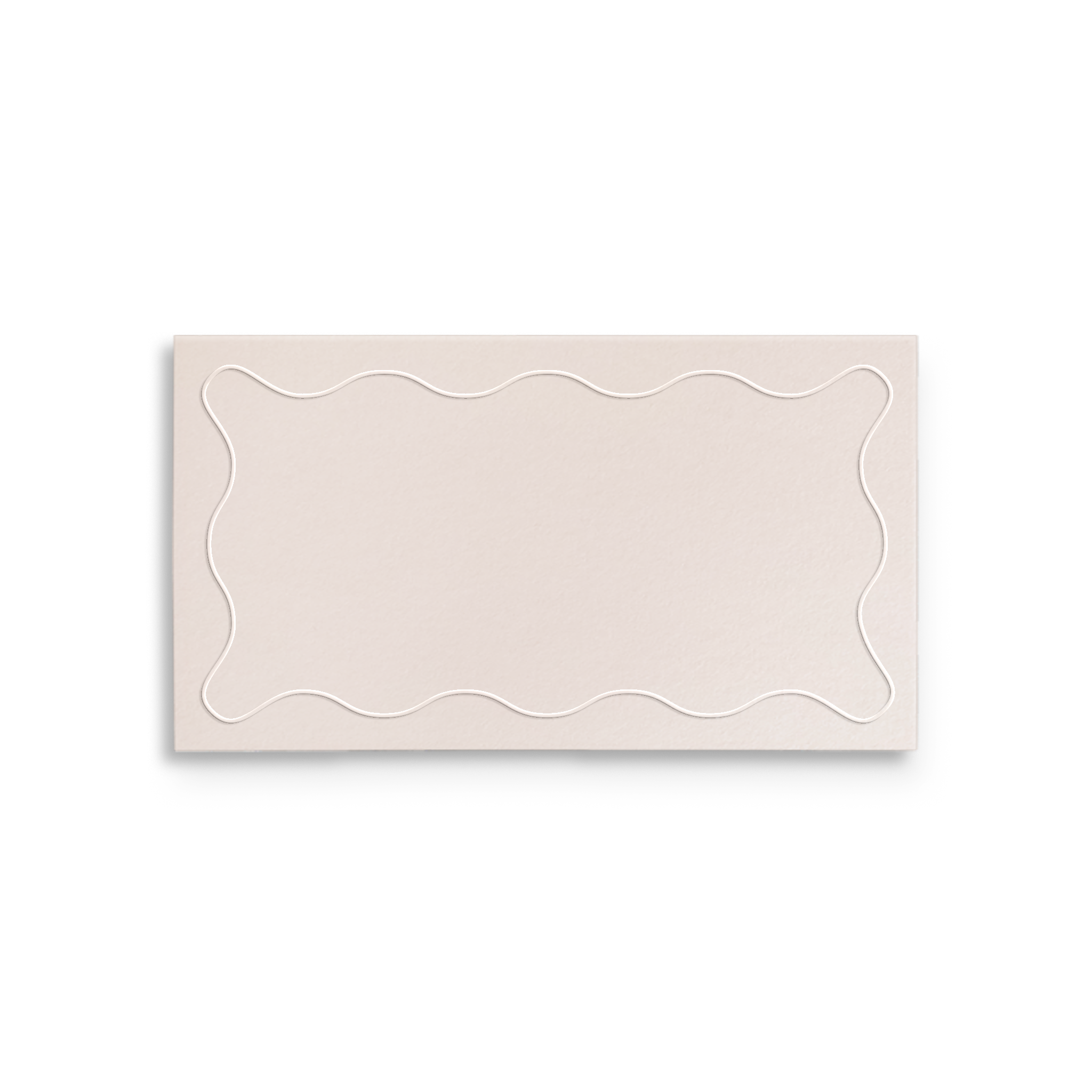 Place Card Set Wavy Frame