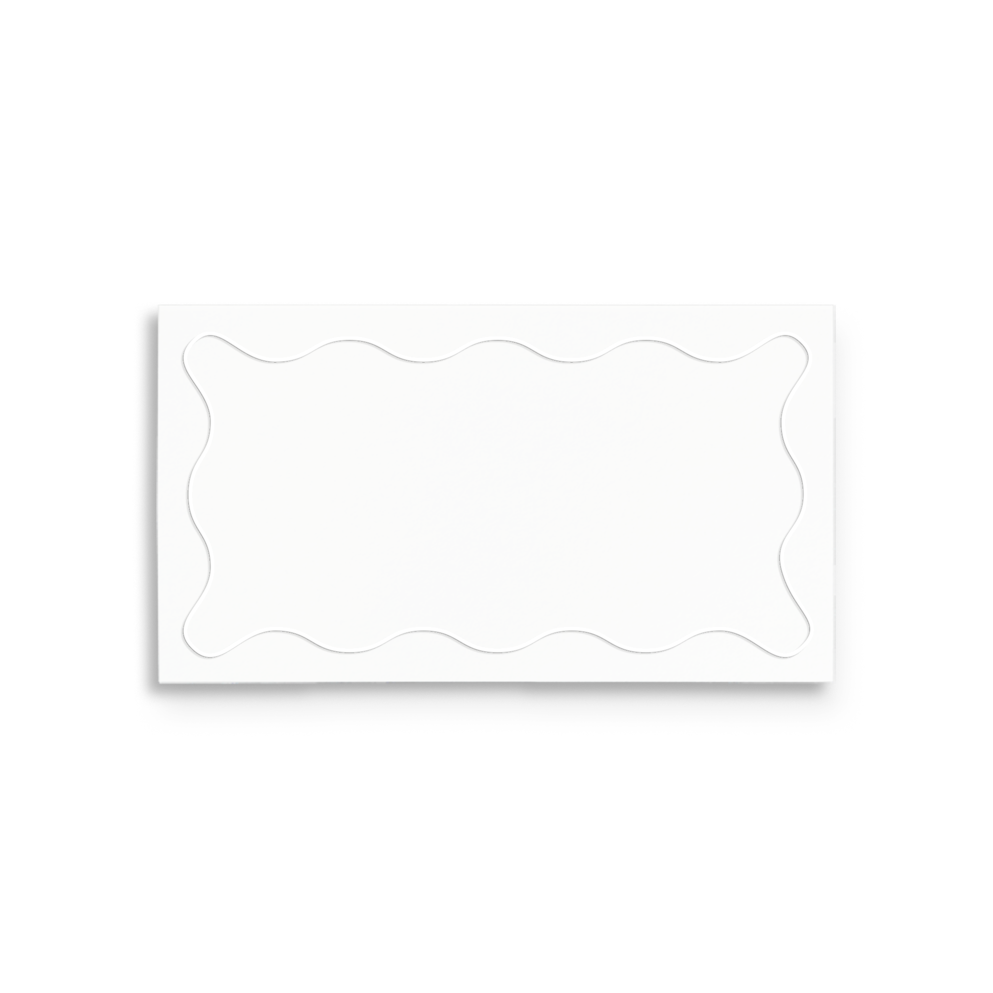 Place Card Set Wavy Frame
